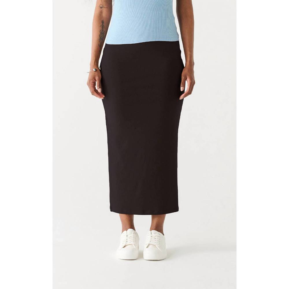 NEW DEX long pencil skirt in black